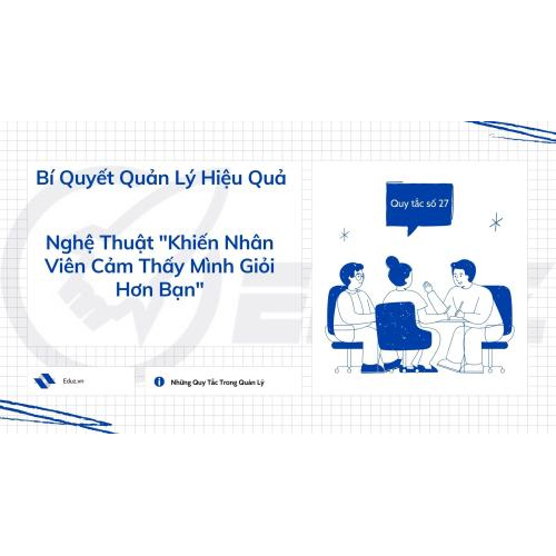 1. Quy tắc số 27 trong quản lý